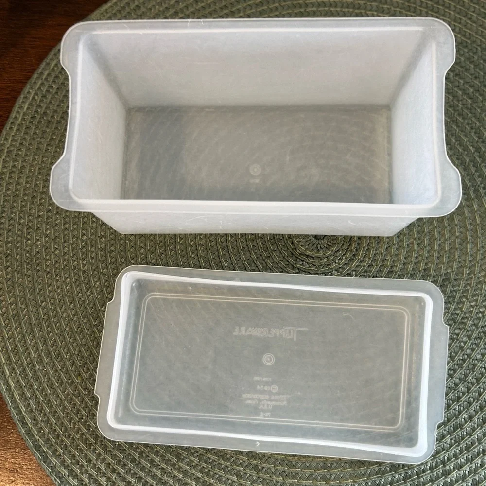 Vintage Marked 1954 Tupperware 1 # Butter Keeper with Lid Sheer 72-2 & 73-2 Read